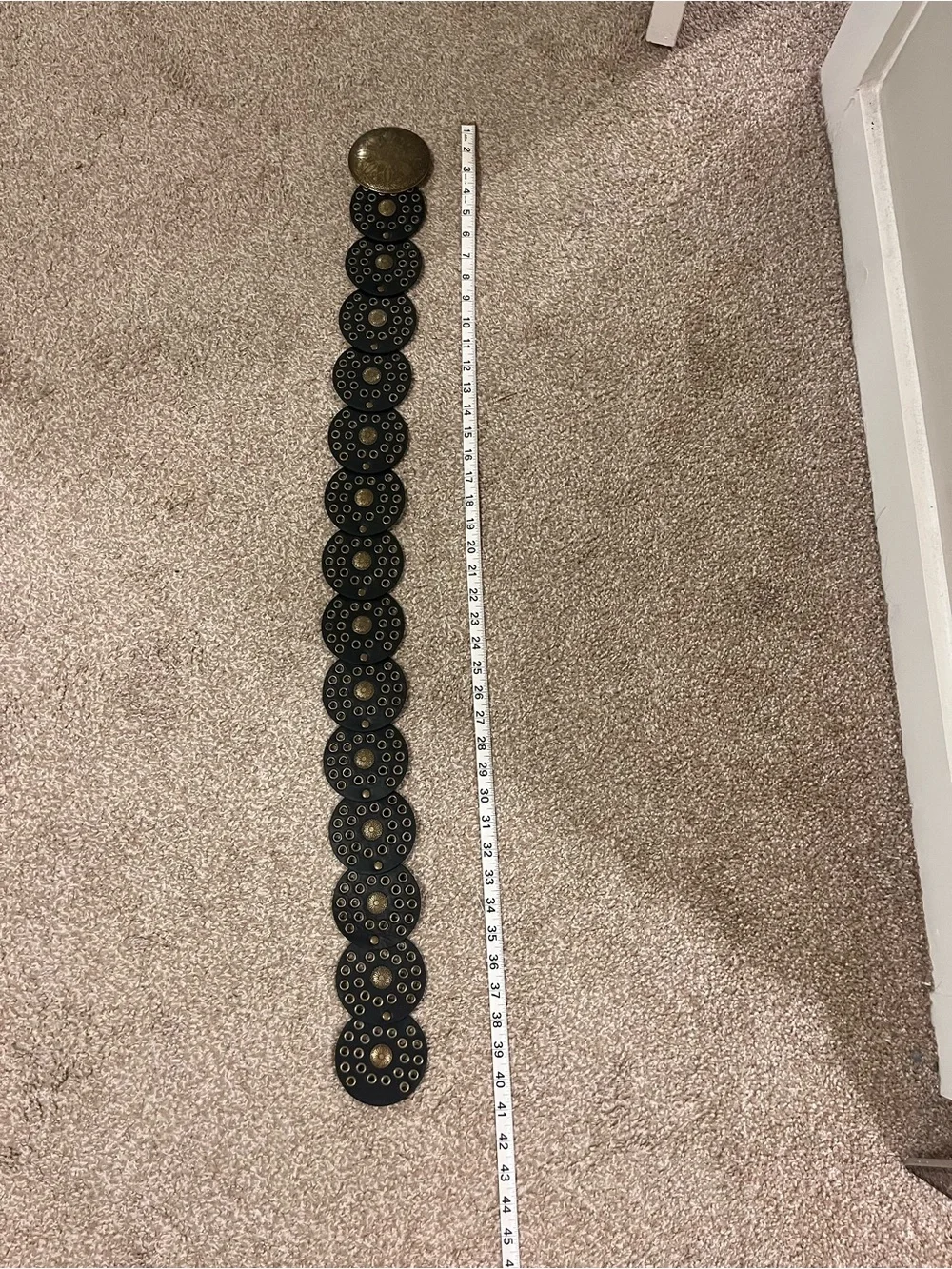 Black and Gold Decorative Belt